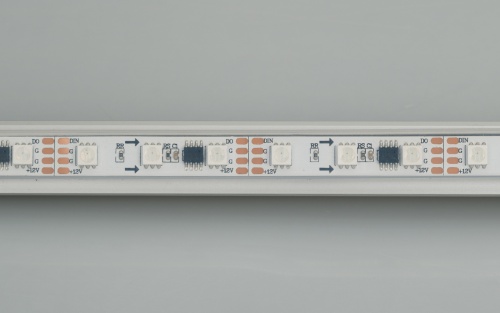 Лента SPI-5000P-5060-60 12V Cx3 RGB-Auto (12mm, 13.2W/m, IP66) (Arlight, Закрытый, IP66) в Кадникове