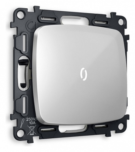 Выключатель проходной одноклавишный с подсветкой без рамки Ambrella Volt OMEGA MO402035 в Нижнем Новгороде