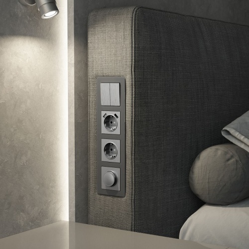 Рамка на 4 поста Werkel Acrylic (графит) W0042704 в Нижнем Новгороде фото 3