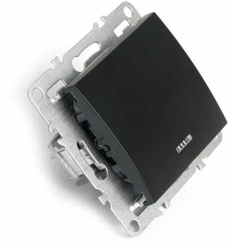 Выключатель одноклавишный с подсветкой без рамки Stekker Эрна 49146 в Нижнем Новгороде фото 4