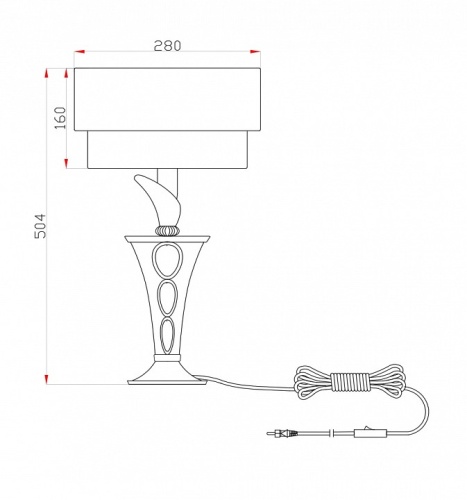 Настольная лампа декоративная Maytoni Lillian H311-11-G в Нижнем Новгороде фото 4