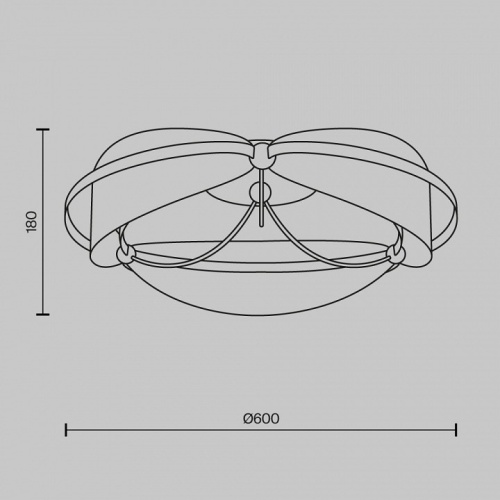 Потолочная люстра Maytoni Breeze MOD281CL-L45BS3K в Нижнем Новгороде фото 5
