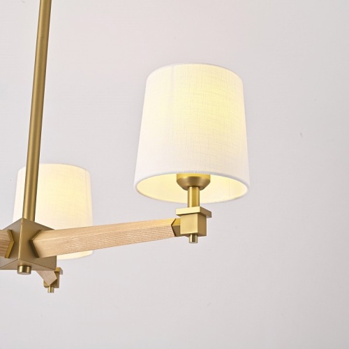 Люстра на штанге Imperiumloft Jorgenson White/Light wood STAVRA01 в Нижнем Новгороде фото 3