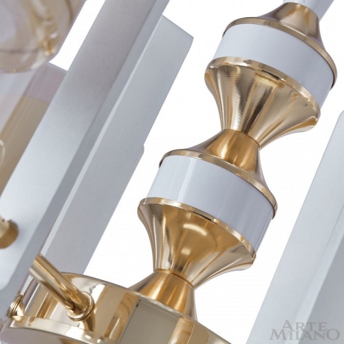 Подвесная люстра Arte Milano Florentia-6087 306087/5 Wh/Gd в Нижнем Новгороде фото 7