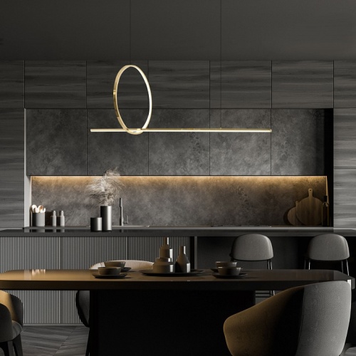 Подвесной светильник Eurosvet Mist 90266/1 золото в Нижнем Новгороде фото 3