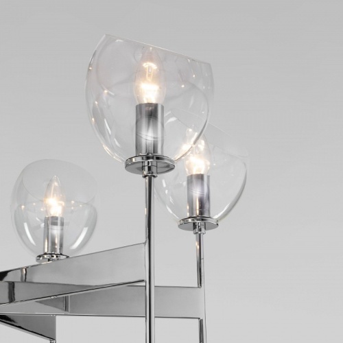 Люстра на штанге Eurosvet Arrista 60130/6 хром Smart в Нижнем Новгороде фото 2