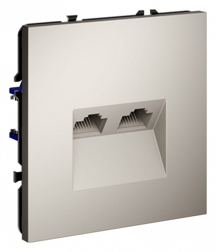 Розетка двойная Ethernet RJ-45 без рамки Voltum S70 VLS060203 в Нижнем Новгороде