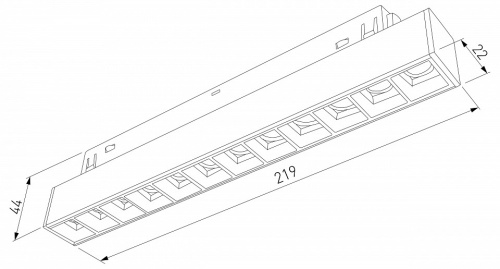 Встраиваемый светильник Elektrostandard Slim Magnetic a067376 в Нижнем Новгороде фото 2