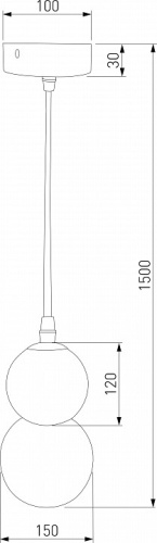 Подвесная люстра Eurosvet Polar 50251/1 LED белый в Яранске фото 2