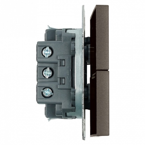 Выключатель двухклавишный без рамки Stekker Эмили 49918 в Нижнем Новгороде фото 4