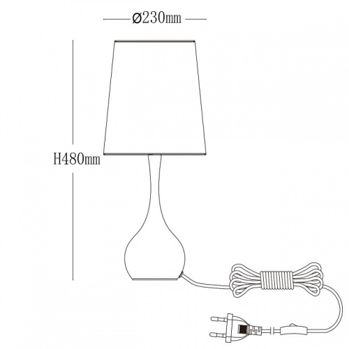 Настольная лампа декоративная MW-Light Салон 415033601 в Соколе фото 5