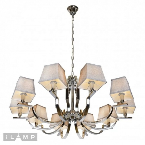 Подвесная люстра iLamp Hilton 6943-10 CR в Нижнем Новгороде фото 5