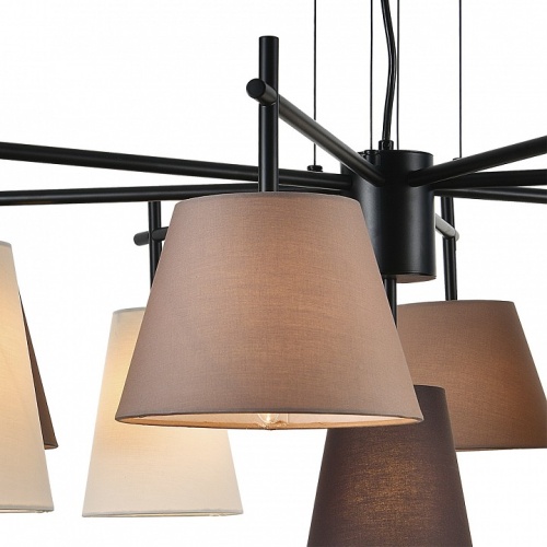 Подвесная люстра Indigo Abbinare 13032/9P Black в Нижнем Новгороде фото 3