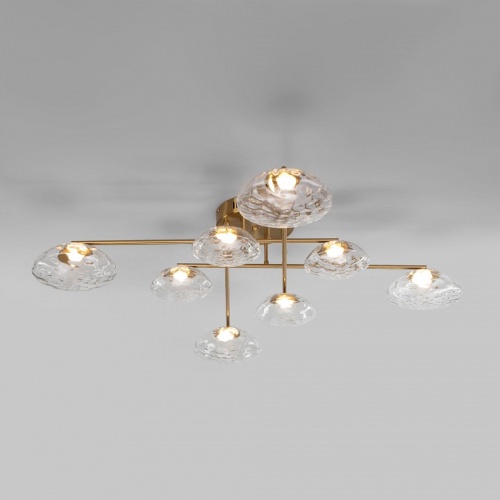 Потолочная люстра Eurosvet Ripple 50389 LED латунь в Нижнем Новгороде фото 3