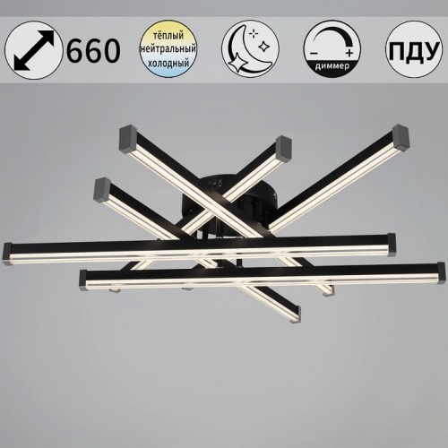 Люстра на штанге  63090-0.3-06 BK в Нижнем Новгороде фото 6