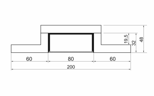 Декоративный Профиль ARL-LINE-80-250 (ГКЛ 12.5мм) (Arlight, -) в Белоярском фото 2