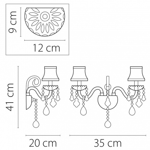 Бра Osgona Nativo 715627 в Гаджиево фото 4