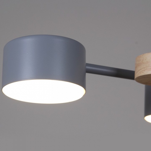 Люстра на штанге 03758-0.3-06 GREY+WOOD GX53 в Нижнем Новгороде фото 2