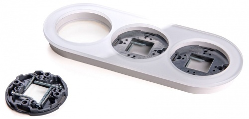 Рамка на 3 поста Werkel Ретро (белый) W0035101 в Нижнем Новгороде фото 4