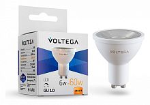 Лампа светодиодная Voltega Simple GU10 6Вт 2800K 7108 в Кашине