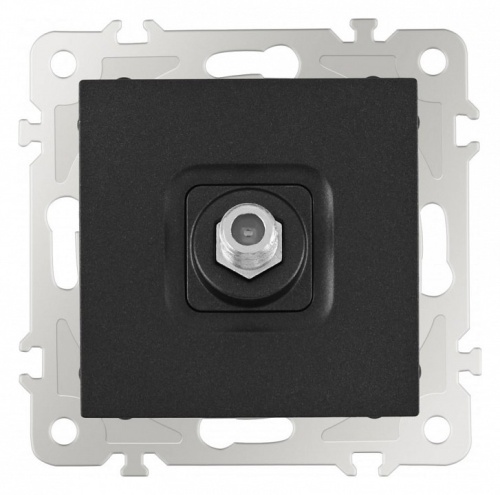 ТВ-розетка без рамки Arte Milano am-206 206.42-1.black в Нижнем Новгороде