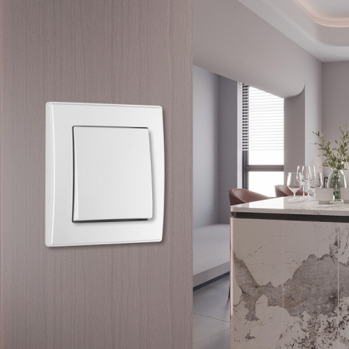 Выключатель одноклавишный Arte Milano SET06-1 SET06-1-30-1 white в Нижнем Новгороде фото 2