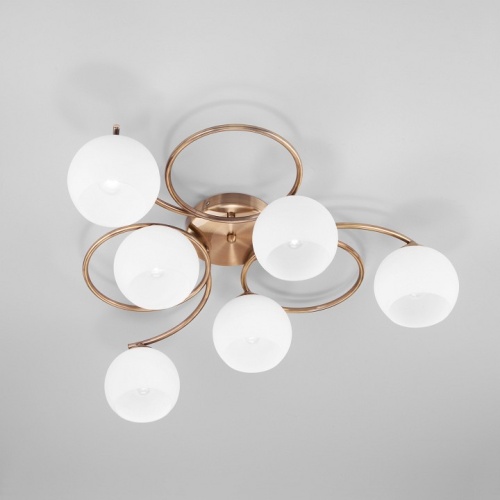 Потолочная люстра Eurosvet Alba 30144/6 античная бронза в Нижнем Новгороде фото 3