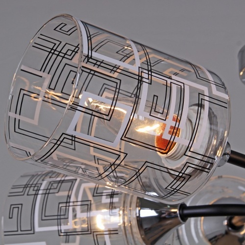 Люстра на штанге  26260-0.3-06 CR+BK в Нижнем Новгороде фото 3