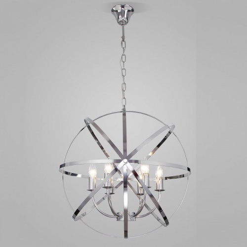 Подвесная люстра Eurosvet Santi 60139/6 хром в Нижнем Новгороде фото 2