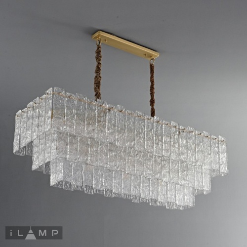 Подвесная люстра iLamp Manhattan P6315-1200 BR в Нижнем Новгороде фото 5