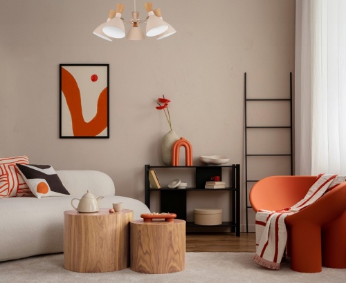 Люстра на штанге EVOLUCE VISTA SLE1256-502-05 в Нижнем Новгороде фото 5