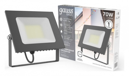 Настенно-потолочный прожектор Gauss BASIC 688100370 в Нижнем Новгороде фото 5