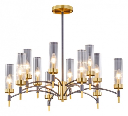 Люстра на штанге ILLUMICO BRASS TUBO IL5177-6+6PLS-29 BRASS TUBO в Нижнем Новгороде