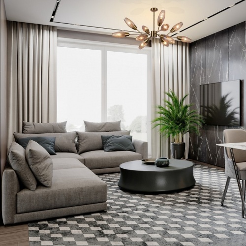 Люстра на штанге Escada Desire 10165/12PL Copper в Нижнем Новгороде фото 4