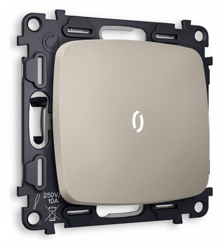 Выключатель проходной одноклавишный с подсветкой без рамки Ambrella Volt OMEGA MO362035 в Нижнем Новгороде