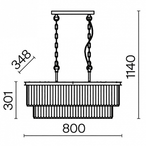 Подвесной светильник Maytoni Revero MOD085PL-08CH в Нижнем Новгороде фото 3