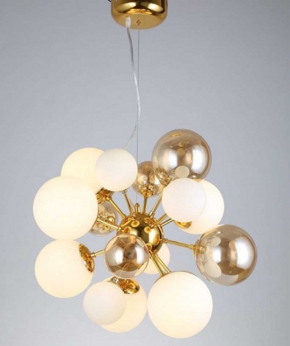 Подвесная люстра LUMINA DECO Galaksida LDP 8565-10/16 GD+TEA в Нижнем Новгороде фото 5