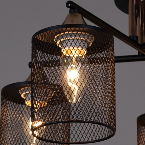 Люстра на штанге  91360-0.3-05 BK+FG в Нижнем Новгороде фото 3