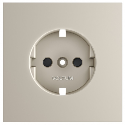 Накладка для розетки с заземлением и со шторками Voltum S70 VLS000703 в Нижнем Новгороде