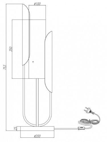 Настольная лампа декоративная Maytoni Сipresso Z014TL-01G в Нижнем Новгороде фото 3