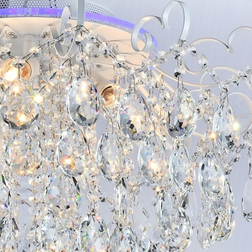 Люстра на штанге  04024-0.3-07 WH+SILVER PN+RGB в Нижнем Новгороде фото 2