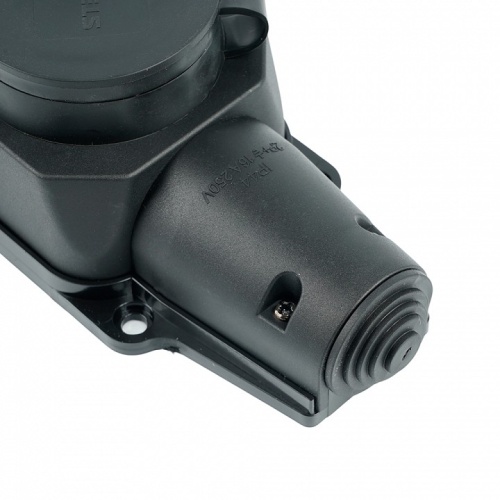 Розетка переносная разборная с заземлением и крышкой Stekker Одри 39019 в Нижнем Новгороде фото 2