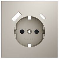 Накладка для розетки с заземлением и со шторками и 2хUSB type A и C Voltum S70 VLS001003 в Нижнем Новгороде