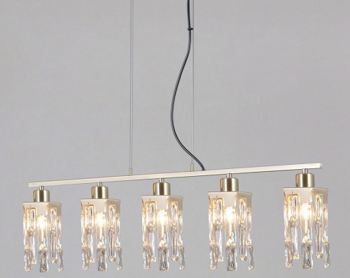 Подвесная люстра ILLUMICO  IL3601-5PSQ-26 AB DS в Нижнем Новгороде