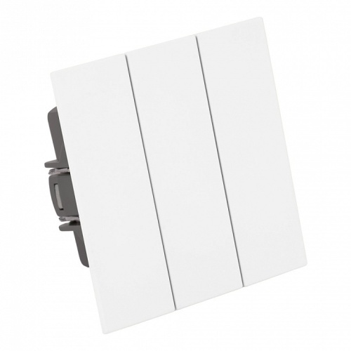 Выключатель трехклавишный без рамки Stekker Мия 50430 в Нижнем Новгороде фото 4