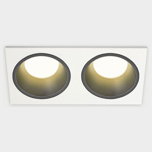 Встраиваемый светильник Italline IT08-8013 IT08-8013 black 3000K 2 шт + IT08-8015 white в Тюмени