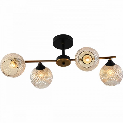 Люстра на штанге 11341-0.3-04 GOLD BRONZE+BK в Нижнем Новгороде фото 3