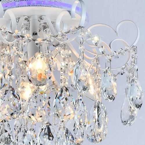 Люстра на штанге  04024-0.3-04 WH+SILVER PN+RGB в Нижнем Новгороде фото 2