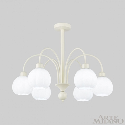 Люстра на штанге Arte Milano AM-Napoli 315066/D680/6 IV в Нижнем Новгороде фото 8