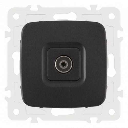 ТВ-розетка без рамки Arte Milano am-205 205.43-1.black в Нижнем Новгороде